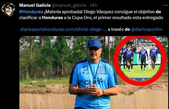 Prensa de Honduras se rinde ante Diego Vázquez tras clasificación de Honduras a Copa Oro: “Éste no vende humo”