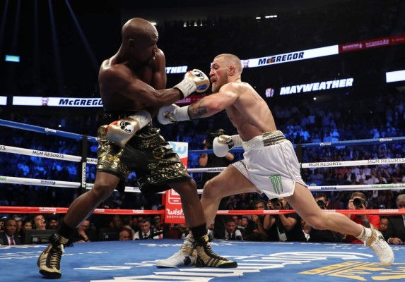 Las mejores fotos que dejó el triunfo de Floyd Mayweather ante Conor McGregor