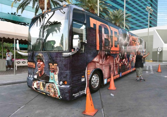 La mejores imágenes previo a la pelea del siglo