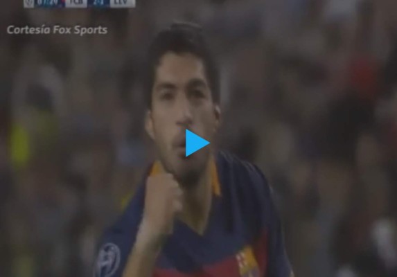 VIDEO: El enorme gesto de Luis Suárez con Messi tras marcar el gol del triunfo