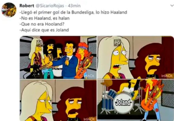 Haaland, protagonista de los memes tras el regreso de la Bundesliga en tiempos de coronavirus&nbsp;&nbsp;