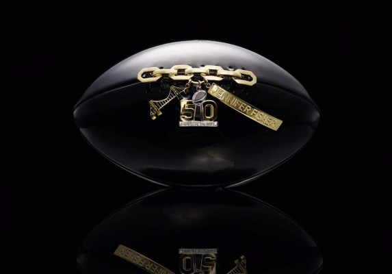 Los espectaculares diseños de balones conmemorativos al Super Bowl 50