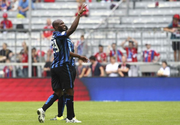 El mejores imágenes del juego de leyendas Inter de Milan-Bayern Munich