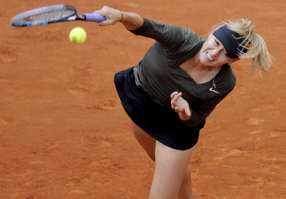 Maria Sharapova imparable en Roland Garros.
