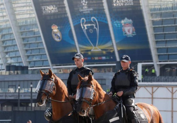 Kiev, lista para recibir la final de la Champions League entre Real Madrid y Liverpool