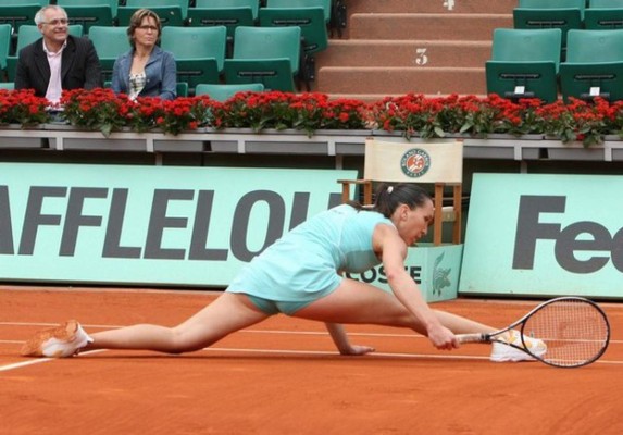 Fotos: Otros grandes descuidos que no se han visto de las tenistas en pleno partido