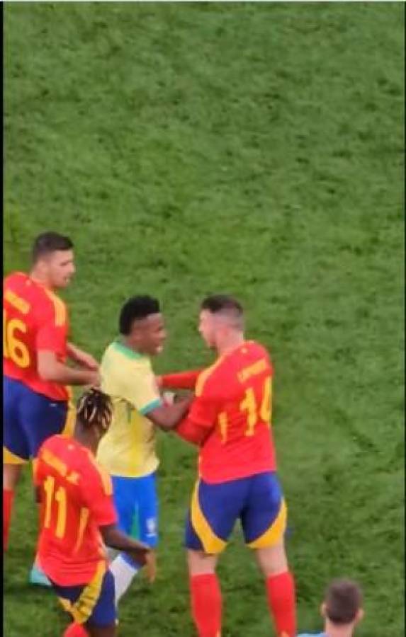Vinicius lo hizo otra vez: Agarrón y bronca en el España-Brasil; Endrick y su emotivo gesto en el Bernabéu
