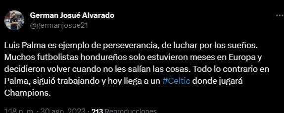 “Celtic está encantado”, “Luis Palma con número de crack”: Prensa internacional y nacional reacciona al fichaje del hondureño