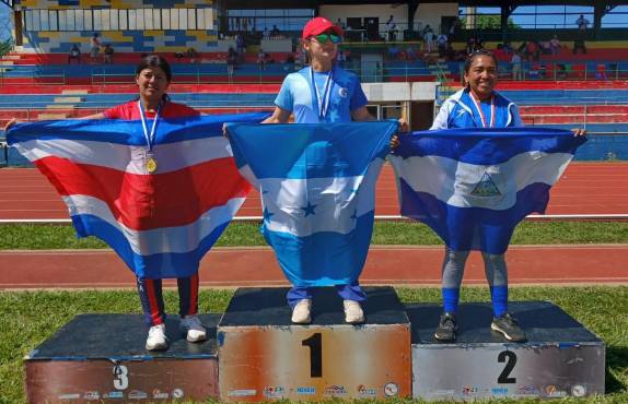 Honduras se baña de oro en el máster de atletismo desarrollado en Nicaragua