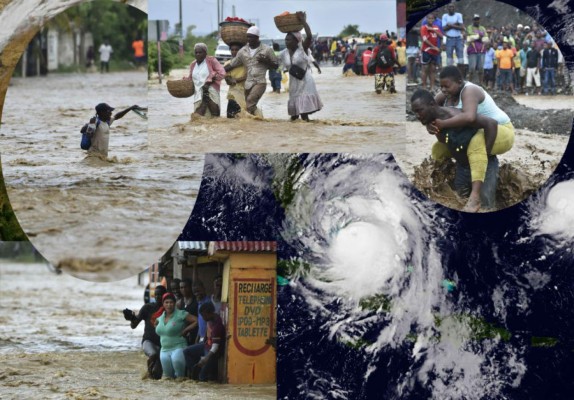 Las imágenes más impactantes del paso del Huracán Matthew por el Caribe