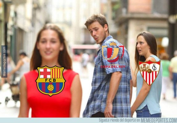 Los crueles memes de la paliza del Barcelona al Sevilla en la final de la Copa del Rey