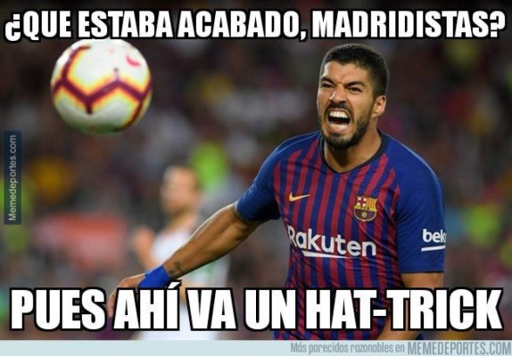 Descuartizan en memes al Real Madrid tras paliza recibida por el Barcelona