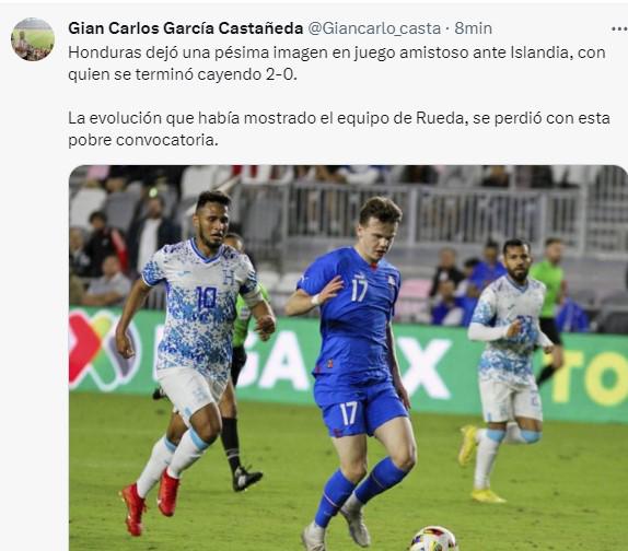 Lo que dicen los periodistas hondureños tras la derrota de la Selección Nacional ante Islandia: “¿Es en serio Buba?”