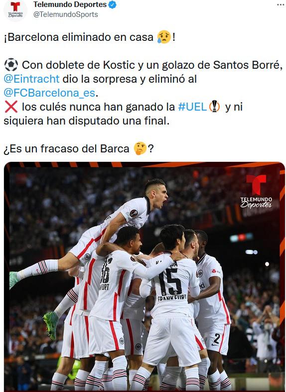 Las portadas y lo que dice la prensa sobre la eliminación del Barcelona en la Europa League: ¡Humillados!
