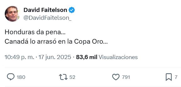 Faitelson reacciona por la goleada que sufrió Honduras en Copa Oro y la prensa no perdona: Un equipo muerto; tremendo ridículo