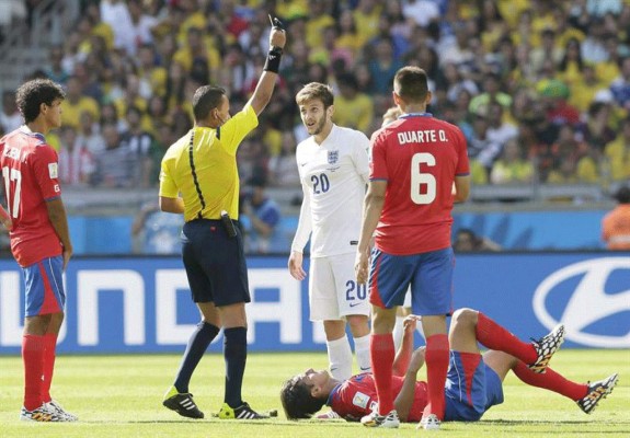 Una sorprendente Costa Rica despide a Inglaterra del mundial Brasil 2014.