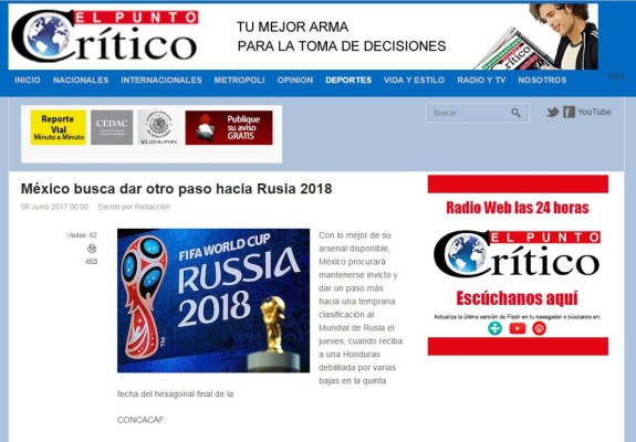 Lo que amaneció diciendo la prensa mexicana sobre partido ante Honduras