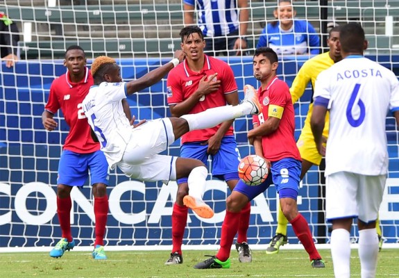 Sub-23 de Honduras le pasa por encima a Costa Rica en el Preolímpico