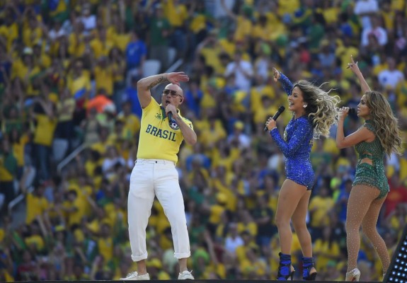 Espectacular inauguración de ceremonia de Brasil 2014