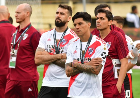 Marcelo Gallardo rompe a llorar tras perder la final de la Copa Libertadores ante Flamengo