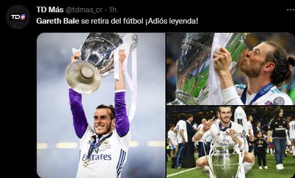 “Adiós leyenda”, “Lo ganó todo”: Prensa internacional se rinde ante el retiro de Gareth Bale