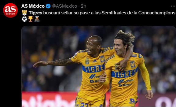 “Le vamos a meter tres al Motagua”, “Tigres va a resurgir”: Prensa mexicana ve de menos a las “Águilas” en El Volcán