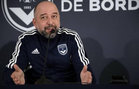 Gerard López, propeitario del Girondins, durante la conferencia de prensa de este viernes.