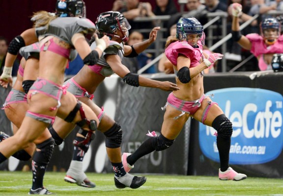 GALERÍA: Fútbol americano en lencería, la belleza que revoluciona el deporte