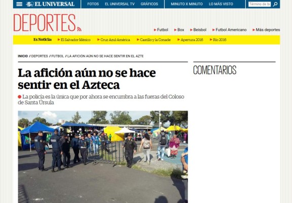 La prensa mexicana habla de la previa del duelo México-Honduras ¿Aztecazo?