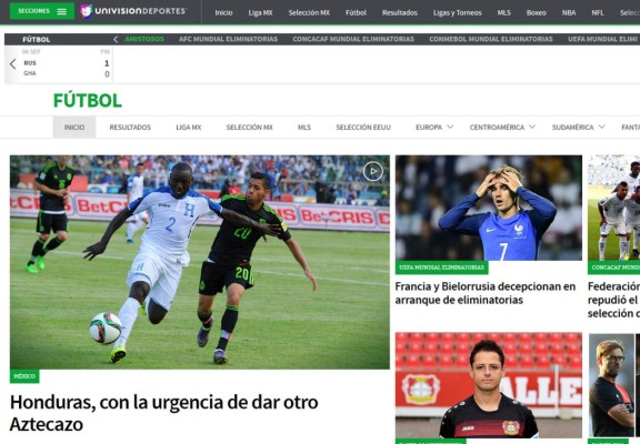La prensa mexicana habla de la previa del duelo México-Honduras ¿Aztecazo?
