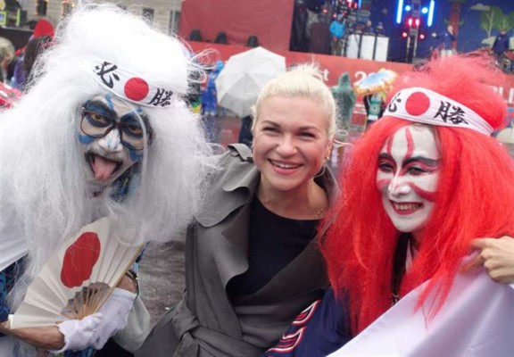 ¡Vaya creatividad! Los aficionados que se roban las miradas en el mundial de Rusia