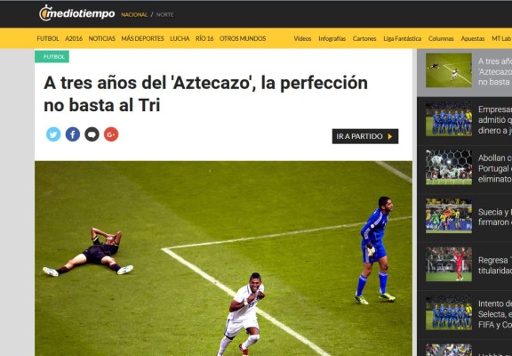 La prensa mexicana habla de la previa del duelo México-Honduras ¿Aztecazo?