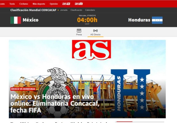 La prensa mexicana habla de la previa del duelo México-Honduras ¿Aztecazo?