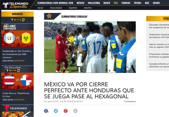 La prensa mexicana habla de la previa del duelo México-Honduras ¿Aztecazo?