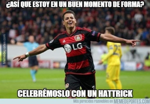 Los mejores memes del Chicharito Hernández luego de su Hat-Trick