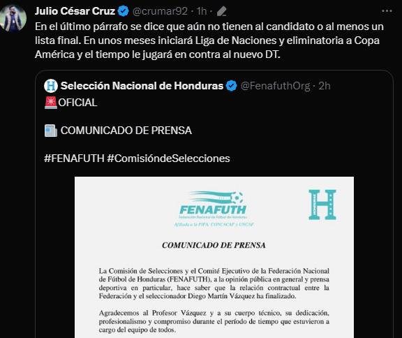 ”Diego Vázquez fue mejor que Bolillo”, “Fenafuth ha perdido tiempo”: Las reacciones de la prensa ante el adiós de “La Barbie”