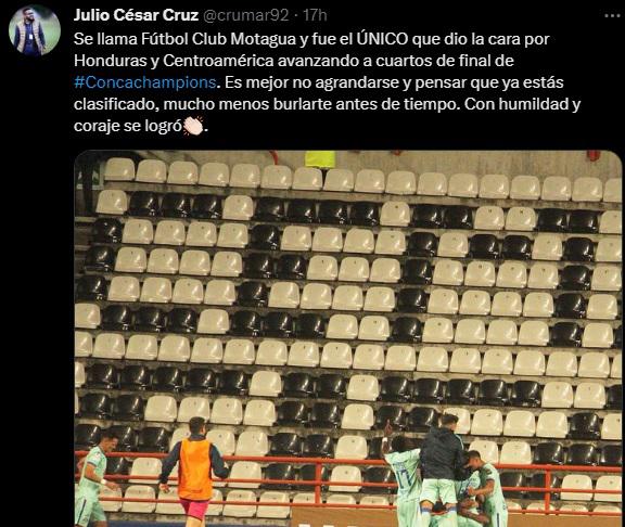 “Motagua nos calló la boca”: Prensa hondureña destaca clasificación del “Ciclón” a cuartos de Champions de Concacaf