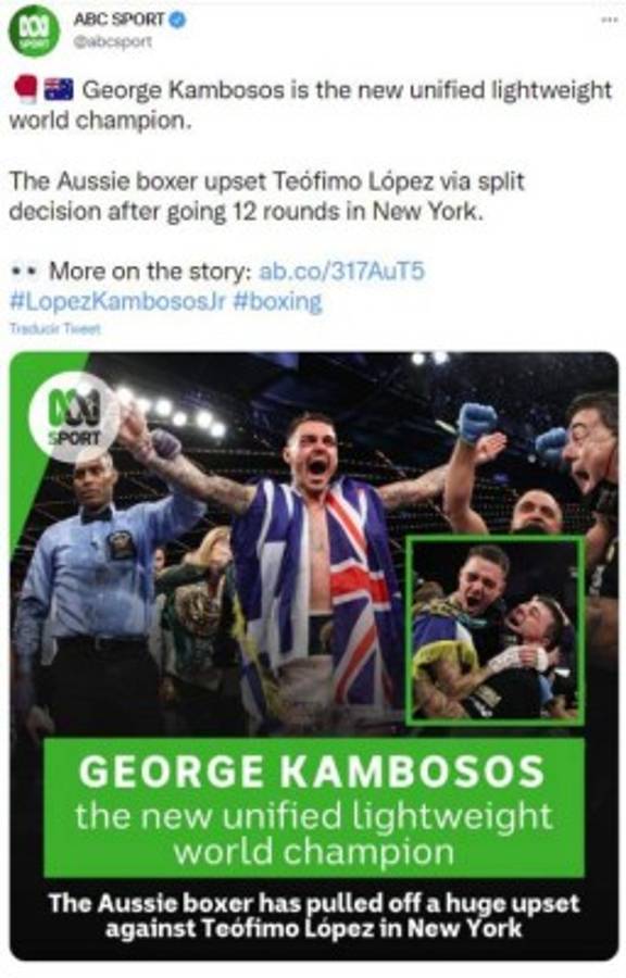 'La mayor decepción y sin clase': Así cataloga la prensa a Teófimo López tras perder ante Kambosos