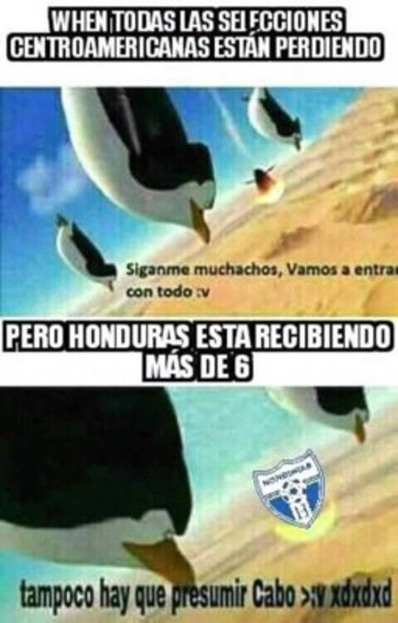 Memes crucifican a Honduras tras caer humillada ante Estados Unidos