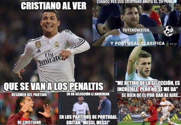 MEMES: Cristiano anota su penal y vuelven a destruir a Lionel Messi
