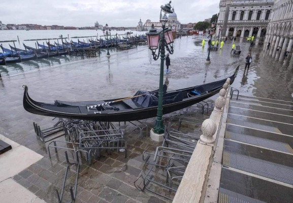 Devastación apocalíptica: Las impactantes imágenes de Venecia inundada