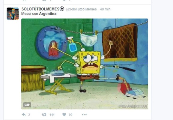 ¡Ácidos y crueles memes contra Argentina y Messi por derrota ante Brasil!