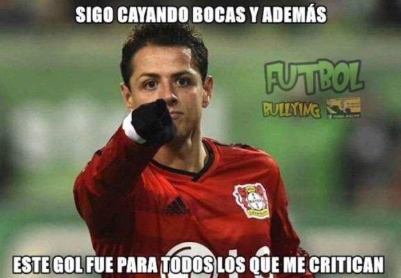 Los memes Chicharito Hernández goleador del Bayer Leverkusen