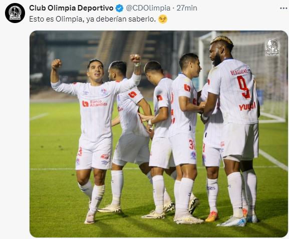 Así reaccionó la prensa hondureña al liderato de Olimpia y caída de Real España: el posteo de ESPN y del propio club albo