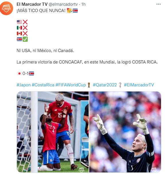 “Somos la leche de Concacaf”: La reacción de David Faitelson y la prensa tica tras el triunfo de Costa Rica ante Japón en Qatar 2022