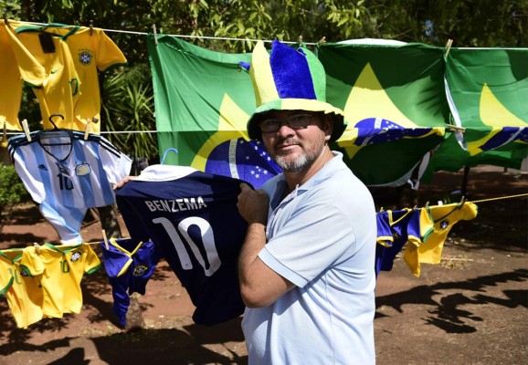 ambiente y color en brasil a un día del comienzo del mundial