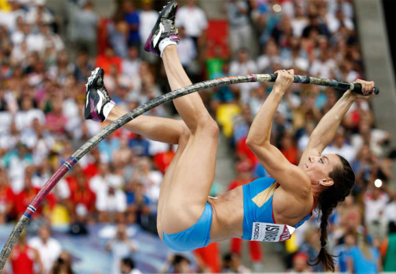 Campeonato Mundial de Atletismo en Rusia .