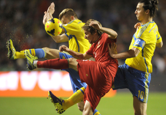 Repechaje al Mundial de Brasil 2014 Portugal vs. Suecia.