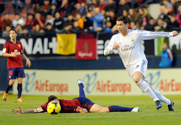 Así sufrió el Real Madrid ante el Osasuna.