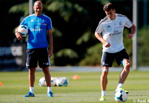 Primer entrenamiento de Gareth Bale con el Real Madrid